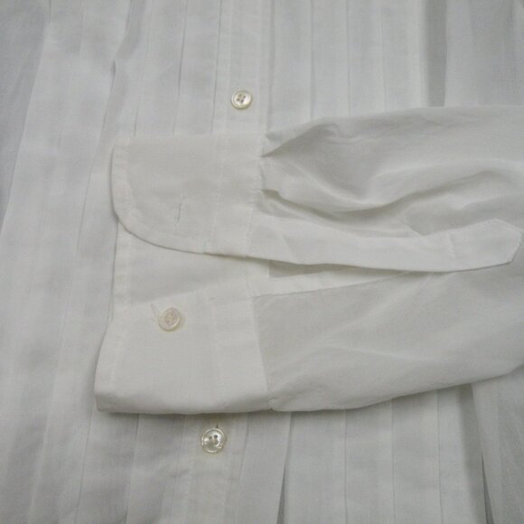 $248 J. Crew Collection Thomas Mason® Tuxedo Shirt Cotton Voile 14 - Picture 5 of 7